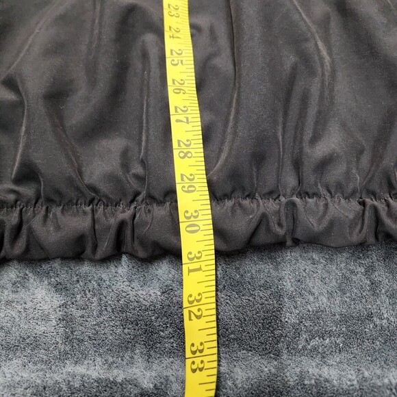 FootJoy Golf Vest Size L 1/4 Zip Button Snap Black Pullover Windbreaker - Picture 9 of 12